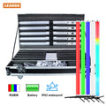 Waterproof IP65 Battery LED RGBW Tube Light with  DMX   Remote IR 1m Wireless DJ Event Show Wedding Stage CLUB Film Lighting