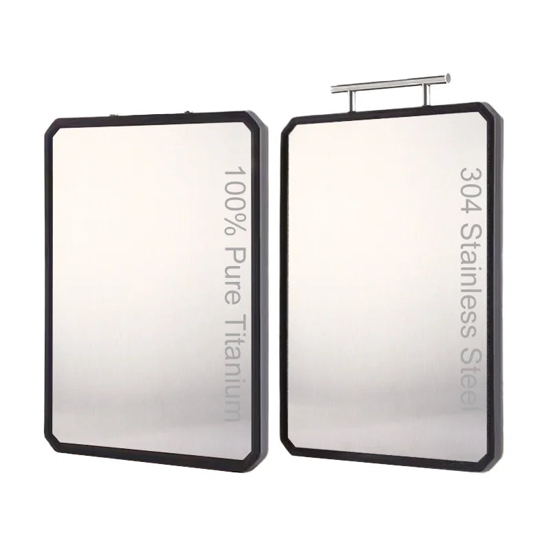Pure Titanium and Stainless Steel Cutting Boards for Kitchen Boards for Kitchen Non-Stick Chopping Board for Meat Fruit