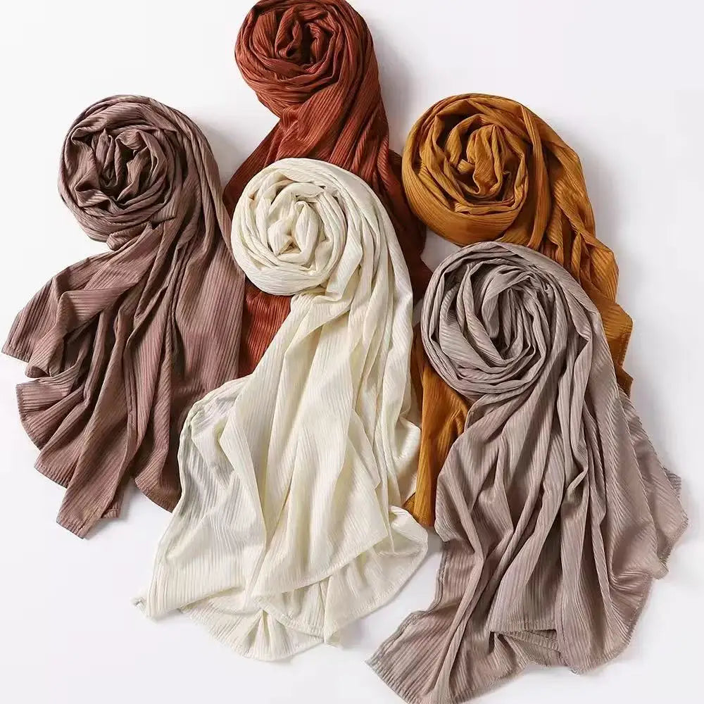 Muslim Women Double Loop Jersey Instant Hijab Scarf