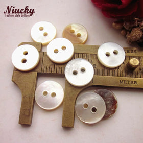 Online Shopping Retail Classic 10mm-12.7mm 2 Holes White Mop Shell Flatback Washable Shirt Buttons Great Quality Wholesale