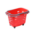 RH-BPR40 535*360*390mm 40L Store Basket Supermarket Rolling Shopping Baskets