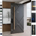 Foshan Yohome Door Modern Hotel Soundproof Outdoor Door Cast Aluminum Security Main Front Pivot Exterior Door