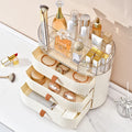New Design Luxury Plastic Cosmetic Storage Box Desk Organizer for Bathroom Accessories