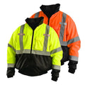 ZUJA Wholesale Durable Oxford Reflector Warm Safety Jackets Customized Outdoor Road Working Hi Vis Safety Jacket