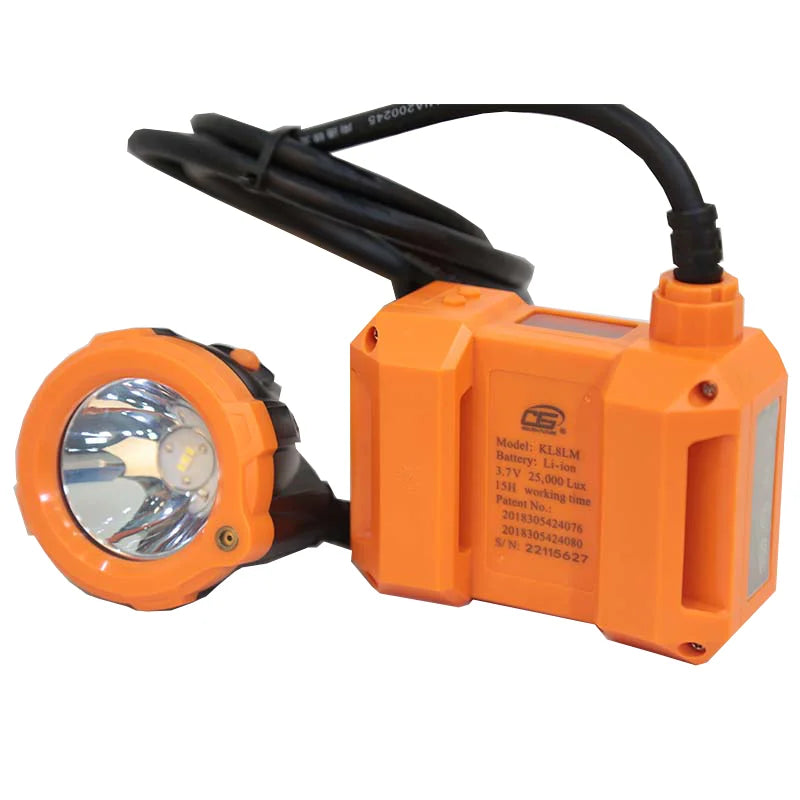 Rechargeable 25000Lux KL8LM Led Underground Mining Light Safety Miner Headlamp