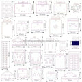 Custom Logo Printed Kraft Coated Art Paper Jewelry Packaging and Display Cards with Embossed Logo Greeting Card Type