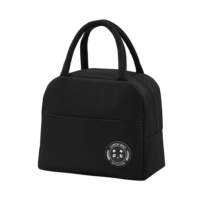 Factory Wholesale Reusable Boys and Girls' School Portable Large Capacity Insulated Rectangle Lunch Bag