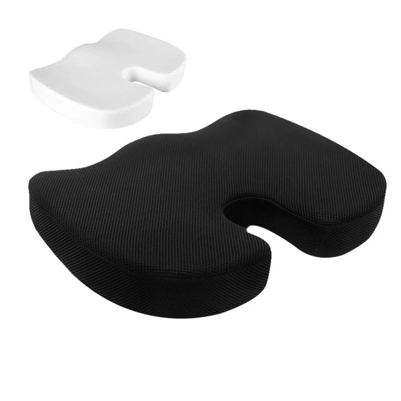 Hemorrhoids Cushion Pillow Orthopedic Comfort Memory Foam Seat Cushion Kitchen Chair Home Hotel Office Polyester Adults 2 Pieces