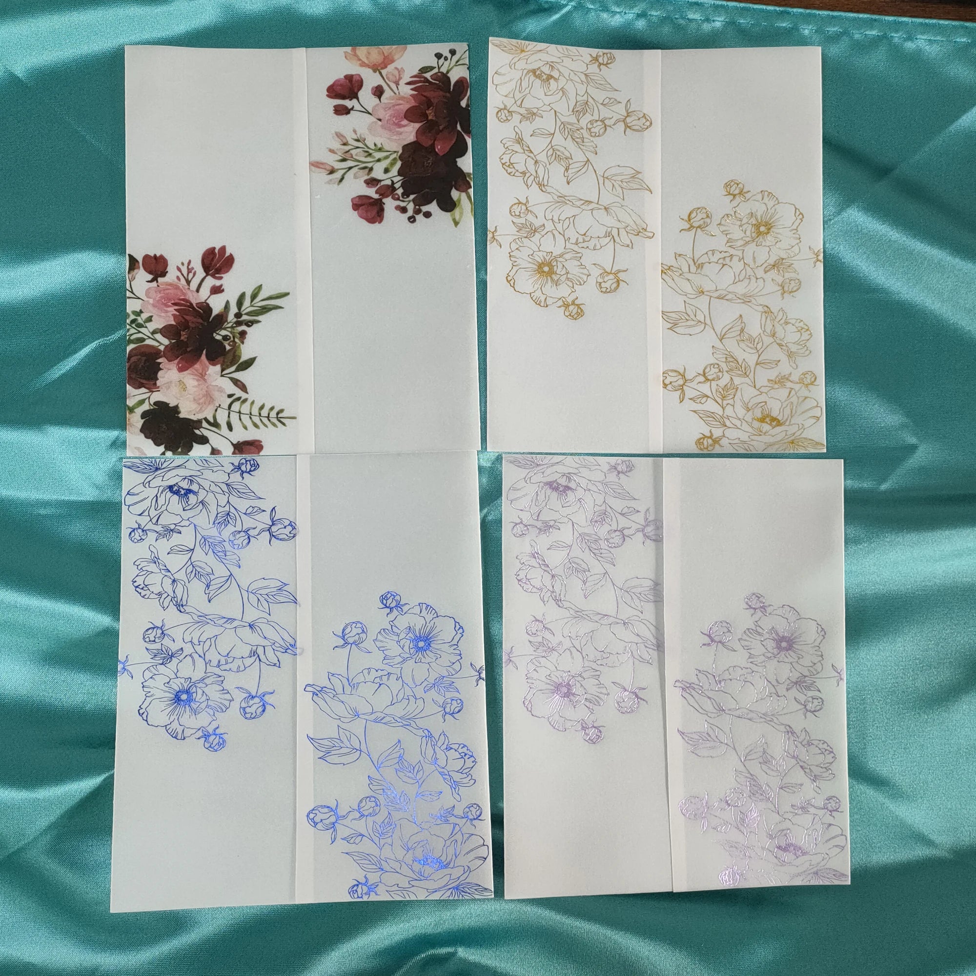 Custom Factory Vellum Paper Wedding Invitation Card Jacket Wrap Envelope Stylish Letter for Gift Packaging Seating Place
