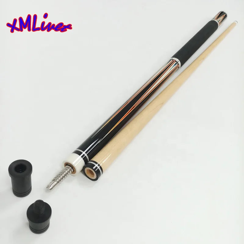 Xmlivet Professional 142cm Maple Wood Decal Billiards Carom Cue Sticks Can Customize Wholesale 1/2 Split Pool Cues
