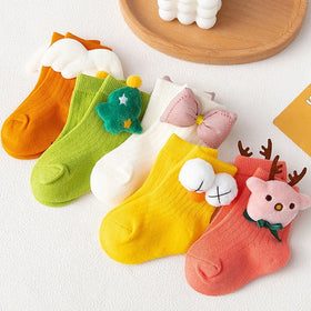 Wholesale New Cute 3D Cartoon Sock Cotton Kids Children Socks