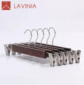 Lavinia Luxury Wooden Hangers Quality Coat Hanger with Wide Shoulder Customizable Logo Space-Saving for Wardrobe Cleaning