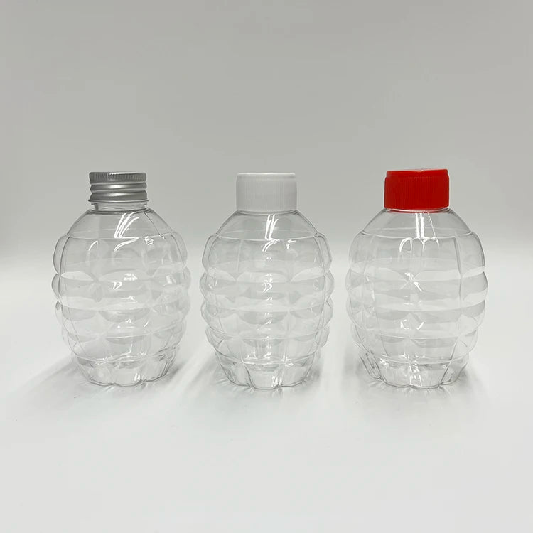 Hot Sell Cute 150ml clear Plastic Bomb Shape Bottle for Juice Beverage 5 oz Bomb Bottle Container for Kids DIY Plasticine Clay