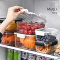 Meal Prep Bpa Free Square Lunch Box Microwavable Plastic Airtight Food Storage Containers Refrigerator Fresh-keeping Storage Box