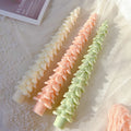 Christmas Home Decor Taper Silicone Mold Dinner Wax Silicone Candle Mould Pillar Christmas Tree Candle Molds