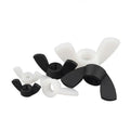 M3 M4 M5 M6 M8 M10 M12 Nylon Wing Nut Plastic Ingot Nut Plastic Butterfly Type Plastic Twist Nut
