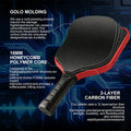High Quality Professional Carbon Fiber Pickleball Paddle 16MM Thermoformed USAPA Approved Customizable for Adults PP Printed