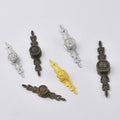 Style Mini Drawer Handle 84/74/64mm Antique Alloy Handle Suitable for Jewelry Box Wooden Cabinet Retro Furniture Hardware