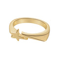 Original Design 18K Gold Plated Brass Jewelry Lightning Thunder Star Ring for Women Gift Ring R224188