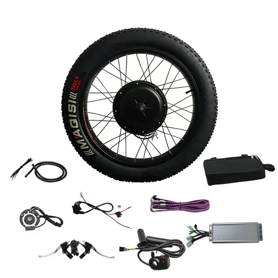 Electric Bike Wheel Conversion Kit 1000w 48v Brushless Gearless Rear Hub Motor Kit Ebike Conversion Kit 26" 27.5" 700c