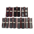 3.5cm Unisex Elastic Reflective Adjustable Sleeve Shirt Garter Sleeve Holders Armbands Suspender Set Steel Buckle 42cm Length