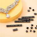 Adjustable Mini 3D Plastic Acrylic Display Rack for Jewelry & Watches 3D Pricing Tags Retail Fits Dollar Euro Number Tags