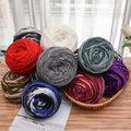 Top Fashion Acrylic Hollow Fancy Crochet Yarn for Knitting Dolls