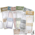 20 Sheets Per Pack of Sticky Notes French Island Series Retro Minimalist Handbook Decorative Collage Material