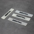 Custom Brand Logo 3D Emboss Soft Clear Transparent Silicone Rubber Patches Label for Clothing