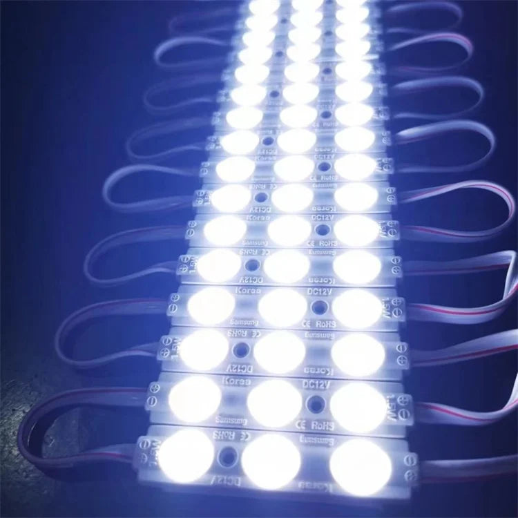 Smd 2835 Modules Light Dc 12V 24V 3 Injection 3Leds Chips Dc12v 1.5W White Single Waterproof Ip67 8218 Led Module Sign Box
