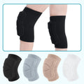 Sports Compression Knee Pads Elastic Knee Protector Thickened Sponge Knee Brace Support for Dancing Workout Training Yoga