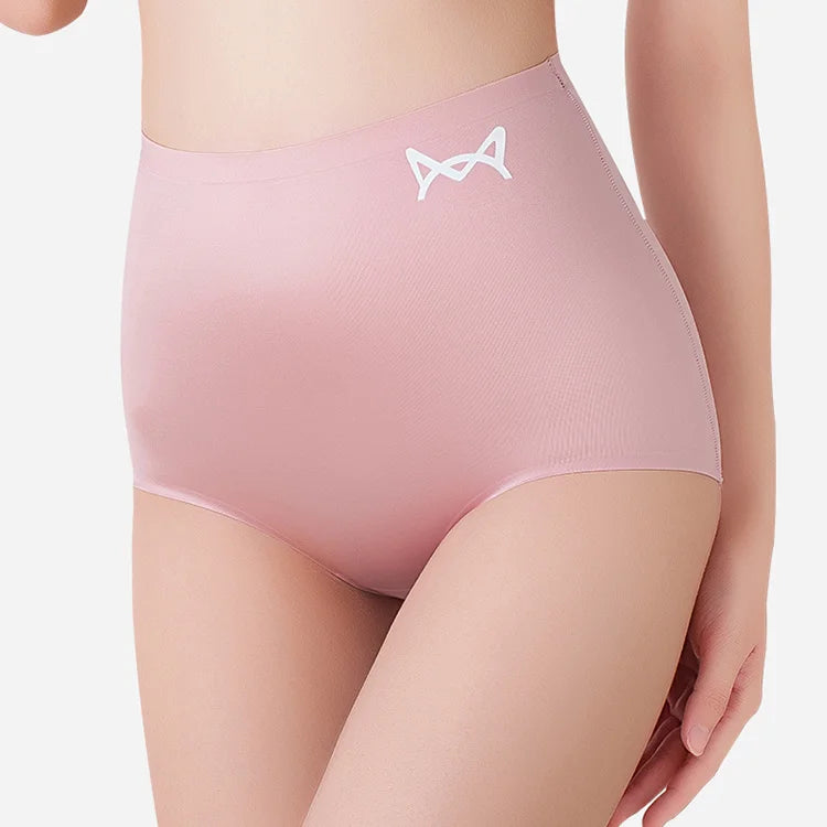 Factory Direct Women's Underwear High Cut Briefs Plus Size Tummy Control Seamless Panties-Everyday Style
