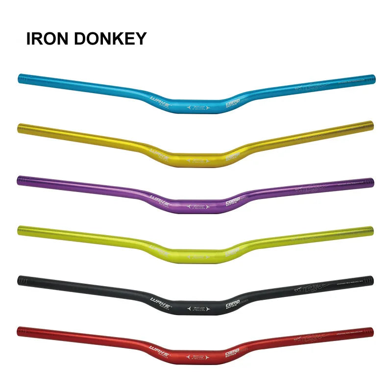 IRONDONKEY OEM LOGO Customizable Mountain Bicycle Handlebar Aluminum Alloy Swallow Handle Crossbar for BMX/Road Bicycles