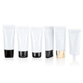 50ml 50g Lotion Cream Squeeze Tubes White Flat Oval Body Care BB Cream Sunscreen Plastic Bottle Cosmetic Soft Squeeze Tube
