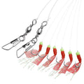 Stainless Steel Rigs Swivel Bait Hook Single Combination High Carbon Sea String Fishing Hook With 6 Hooks
