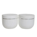 Large Capacity 500g Face Cream Jars White PP Plastic Cream Jar Body Scrub Mudpack Pot 500ml Lotion Cosmetic Cream Container
