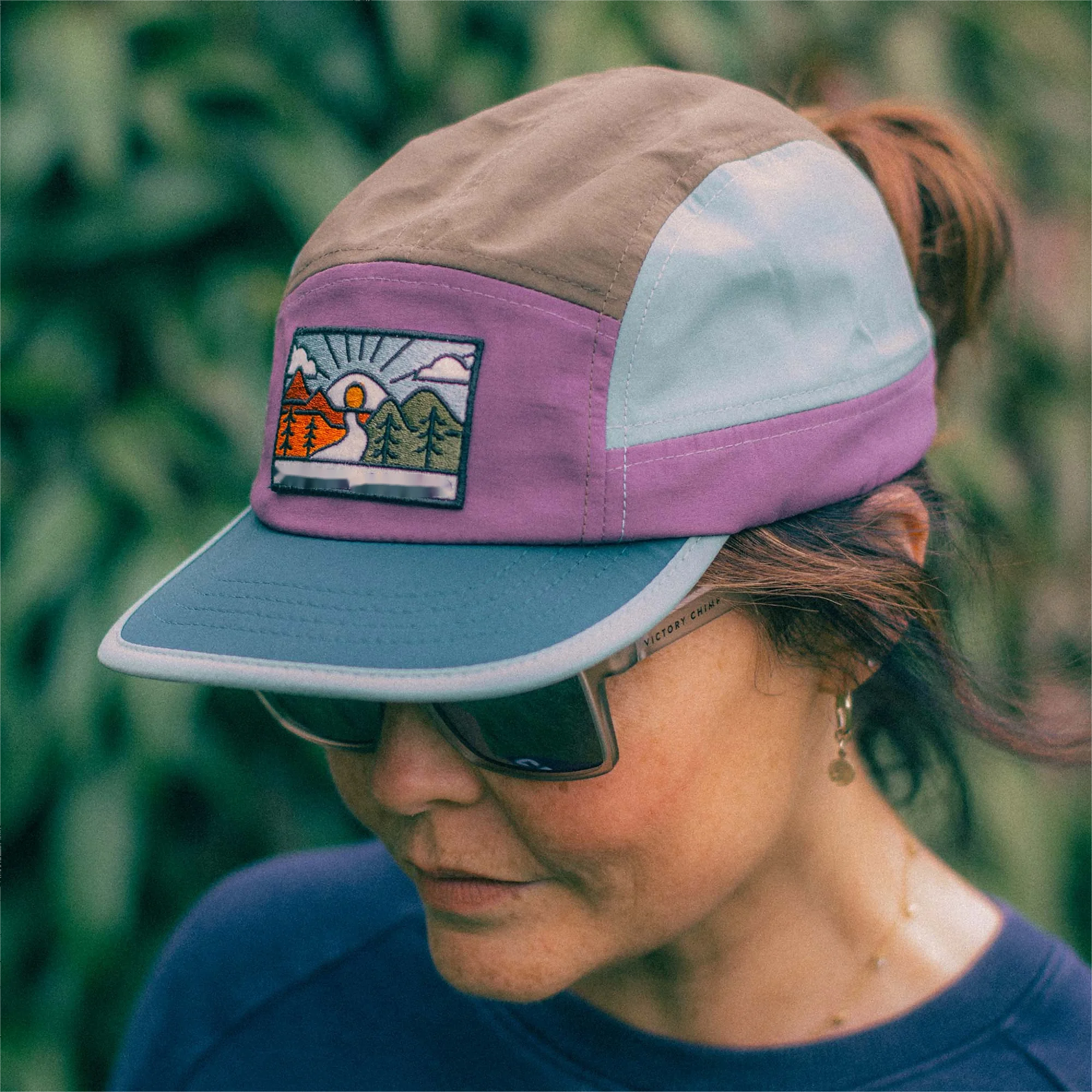 2026 Custom LOGO Baseball Caps Quick Dry 5 Panels Breathable Sports Cap for Camping Outdoor Hiking & Running Light Sporty Style