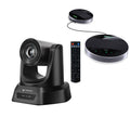 USB HD-MI 20X Optical Zoom Video Conference Camera + Daisy Chain Conference Microphone Speakerphone for Large Conference Zoom