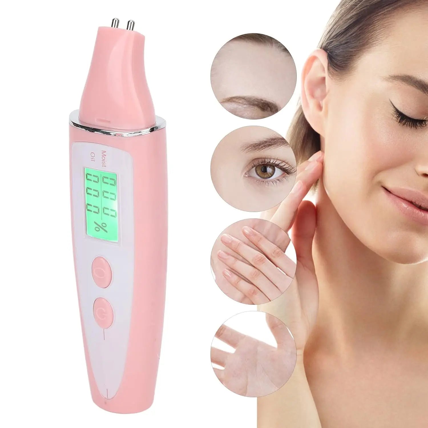 Portable Digital Skin Analyzer Pen Home Use Machine for Water Oil Tester Facial Skin Tester for Skin Care