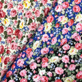 Digital Print Woven 100% Cotton Soft 110 GSM Poplin Fabric for Kids' Floral Dress and Clothes