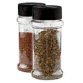 8 oz 250ml Plastic Spice Jar With 53mm Black Cap and Pressure Sensitive Seal Liner for Herbs BBQ Rubs Condiment Seasoning Bottle