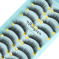 10pairs 3D Mink Lashes Natural False Eyelashes Dramatic Volume Fake Lashes Makeup Eyelash Extension Bulk Silk Eyelashes MegaBDM