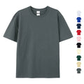 Wholesale Premium Cotton  220gsm Blank Short Sleeve Shirt Custom Printing Embroidery logo Round Neck Tee Shirt