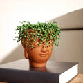 Nicole Handmade Home Garden Decoration Decorative Buddha Design Flower Pot Planter Concrete Silicone Molds
