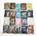 Low Prices Natural Semi-precious Crystal Chips Quartz Rock Agate Gravel Healing Crystal Crushed for Fish Tank and Home Decor