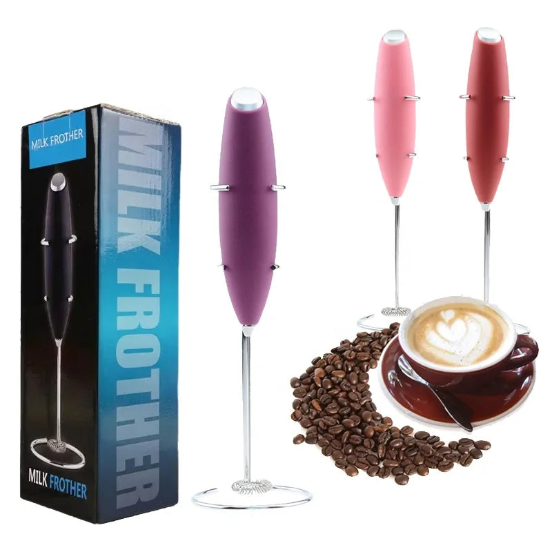 Kitchen Mini Electric Whisk Milk Drink Coffee Shake Frother Gift Whisk Mixer Foamer