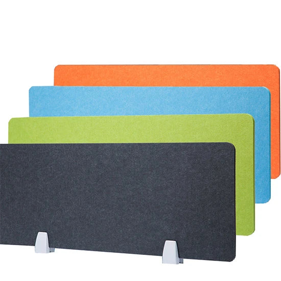 Sound Absorption PET Felt Acoustic Office Desk Screen Partition Polyester Acoustic Privacy Panel