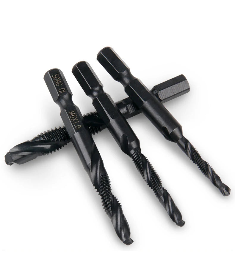 Nitrided Composite Taps Drilling and Tapping Integrated Drill Bit Tapping Titanium Plating M10 Suitable for Steel