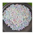 500g/Lot 6MM 8MM Acrylic Plastic No Hole Beads Pearls Loose Round Ball Beads Charms Without Hole for Jewelry DIY Decoration