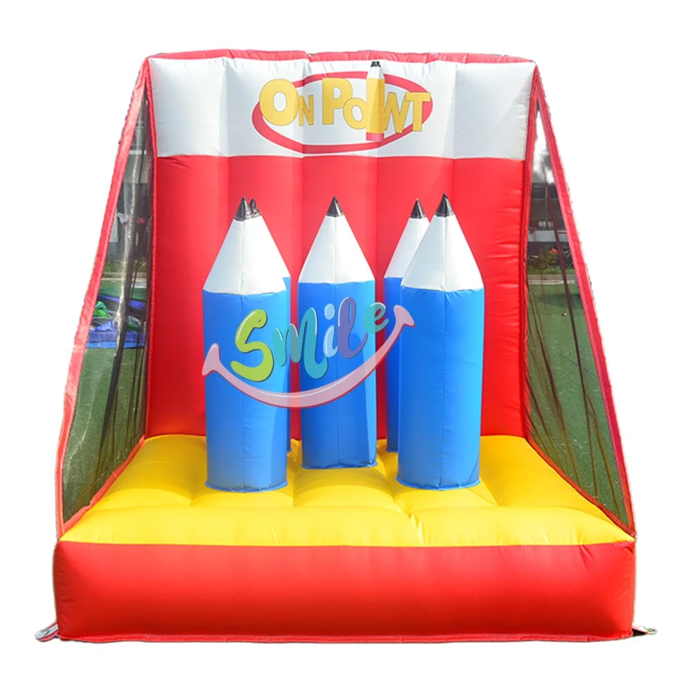Hot Sales Outdoor Funny Crane Toss Inflatable Carnival Sport Game with Custom Design